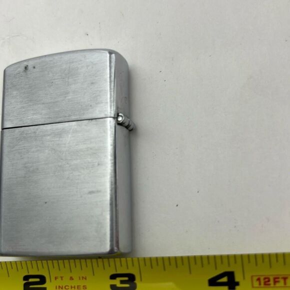 McGINNIS Inc. Men's Silver South Ohio Marine Ship Flip Top Cigarette Lighter zip - Picture 3 of 7